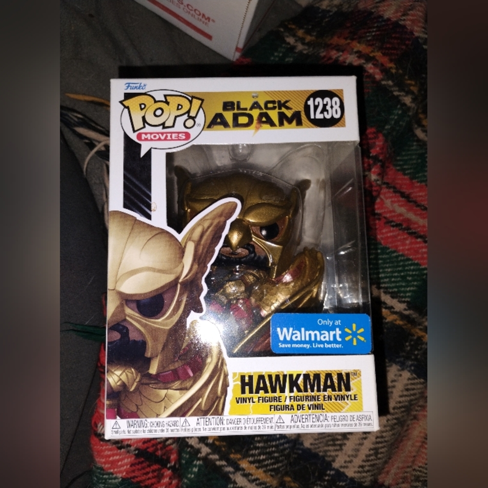 Funko Pop Movies Walmart Exclusive DC Black Adam Hawkman #1238